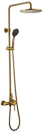 Blue Water DEN-ZKPN.400 ZŁOTY SZCZOTKOWANY (MAT) Denver Duscharmaturen, Goldfarben gebürstet (matt)