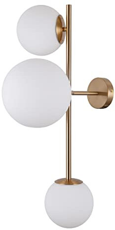 Italux Vailante Modern 3-Bulb Wall Light E27 + E14