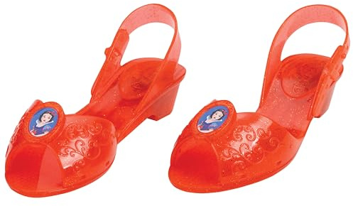 Snow White Jelly Shoes, Official Disney Princess Costume Shoes with Snow White Emblem, Kids Size 11/12 Medium
