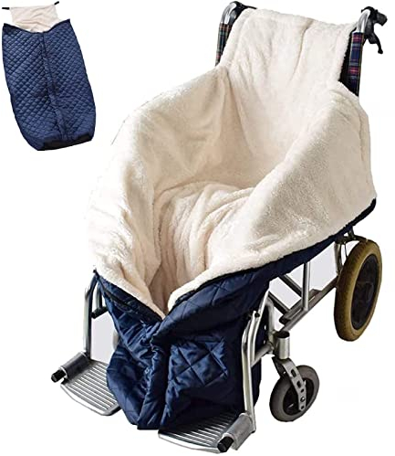 GagalU Rollstuhl-Wärmerbezug, Winter-Rollstuhl-Warmdecke, universelles Rollstuhlzubehör für Winddichte, universelle Beine und Füße