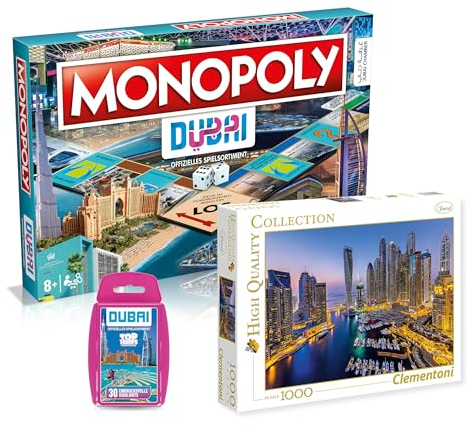 Monopoly - Dubai + Top Trumps & Puzzle (1000 Teile)