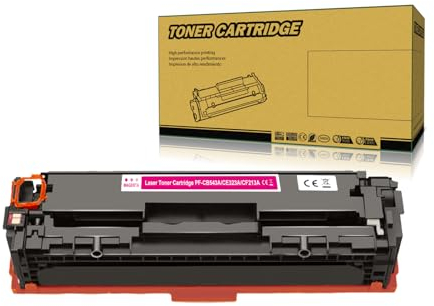 Okra Toner Kompatibel mit HP 125A Magenta Toner HP CB543A HP 128A Magenta Toner HP CE323A HP 131A Magenta Toner HP CF213A für HP M276nw M276n HP CM1312nfi CM1415 CM1415fn HP CP1518ni CP1525