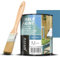JOVIRA PINTURAS Pintura Tiza - Chalk Paint al Agua Mate + Pincel especial para madera. Renueva tus muebles con creatividad. (750 Mililitros, Azul Intenso + Pincel)