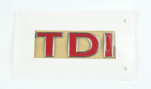 SASAUTO Beschriftungsabzeichen/Emblem TDI rot 2E0853675C