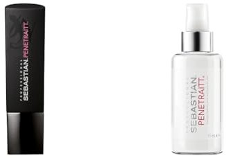 SEBASTIAN PROFESSIONAL PENETRAITT Vorteils-Set – Feuchtigkeitsshampoo (250 ml) & Overnight Repairing Haarserum (95 ml) – Haarpflege mit kräftigender und regenerierender Wirkung – repariert und stärkt