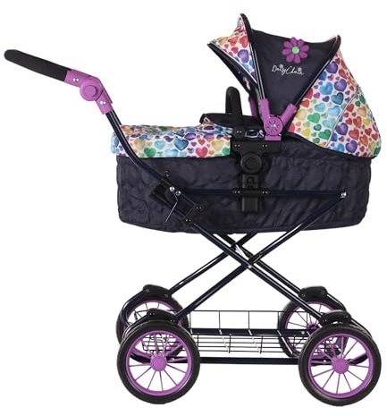 Daisy Chain Destiny-Reise-Puppenwagen – Empfohlen für Kinder zwischen 5 und 9 Jahren. (Rainbow Hearts)