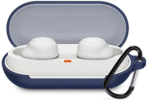 Compatibile per cuffie Sony-WF-C500 lavabile proteggere leggero per custodia in silicone resistente agli urti