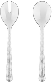 Guzzini - Vanity, Posate Insalata, in Bio-Based San e Bio-Based SMMA - Aria (Trasparente)
