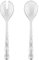Guzzini - Vanity, Posate Insalata, in Bio-Based San e Bio-Based SMMA - Aria (Trasparente)