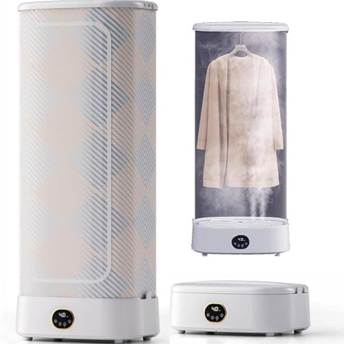 SaryEdge Secadora de Ropa eléctrica, Secadora a Vapor portátil de 1000 W, Plancha automática, Secadora de Ropa eléctrica, circulación de Aire Caliente de 360°(