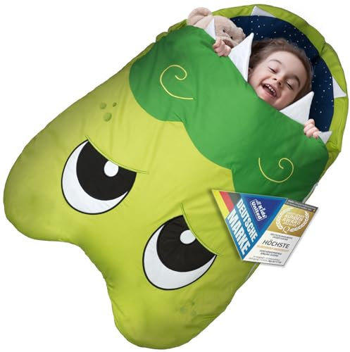 Kinder-Schlafsack aus Baumwolle Fußsack, Strampler Kinderwagen Pucksack, süßer Baby-Schlafsack Wintersack (Kroko)