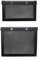 Zeroupshop Lot de 2 sacs de cuisson antiadhésifs pour barbecue, viande, légumes, résistant aux hautes températures, réutilisables, en maille, accessoires de barbecue en plein air (noir)