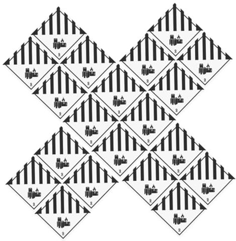 BUGUUYO 150PCS Caution Warning Labels Writable Lithium Ion Battery Stickers Adhesive Transport Handling Instructions Shipping Labels for Compliance and Safety