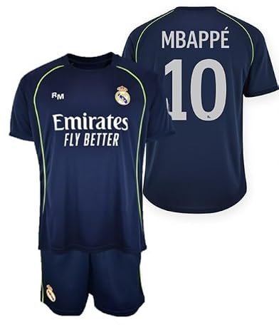Real Madrid Auswärtstrikot 25/26 für Kinder - Größe 116 bis 164 - Saison 2025/2026 - Offizielles Fanprodukt Kids
