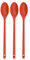 Juego de 3 cucharas para mezclar ensaladas, prácticas cucharas de ensalada de frutas, cuchara de mango largo, utensilios para cocinar