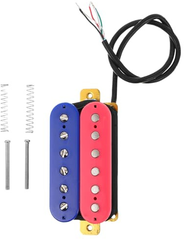 Gatuida Micro de guitare électrique - Micro manche double bobinage, espacement des pôles de 50 mm - Accessoire de remplacement silencieux pour mise à niveau