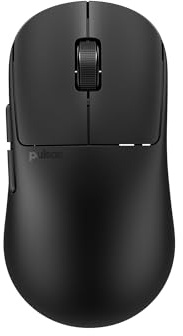Pulsar Gaming Gears X2N Crazylight Gaming-Maus kabellos, Mini, Jet Schwarz | Ultraleicht 1.34 oz (38g), Symmetrisch, Narrow Side, Mittelhoher Heckbuckel, Relaxed Claw/Claw Grip, XS-1, 32K DPI, 8K