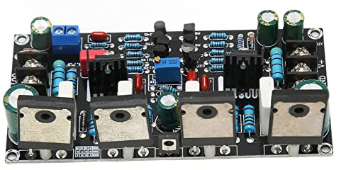 aqxreight 200W Mono Power Amplifier Board with A1943 C5200 Transistors Digital Amp Module for High Power Speaker Systems Stable Sound Reproduction Board