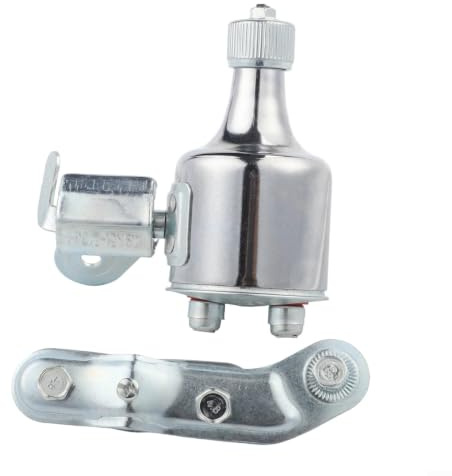 Evenoonest Generatore dinamo per bicicletta, 12 V, 6 W, con doppia uscita per faro e fanale posteriore, in alluminio, per mountain bike e biciclette elettriche