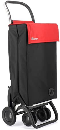 Einkaufstrolley Rolser Sbelta MF 4.2 Tour - Schwarz und Rot