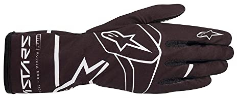 Alpinestars Kinder Karthandschuhe Tech 1-K Race V2 SOLID schwarz/Weiss L