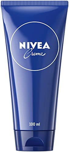 NIVEA Creme Tube Universalpflege (100 ml), klassische Feuchtigkeitscreme für alle Hauttypen, reichhaltige Hautcreme mit pflegendem Eucerit