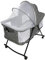 Flyelf Pliant Berceau Balancelle Bébé Berceau Bébé, Lit de Voyage avec Matelas, Anti-poussière Moustiquaire et Roulette avec Frein