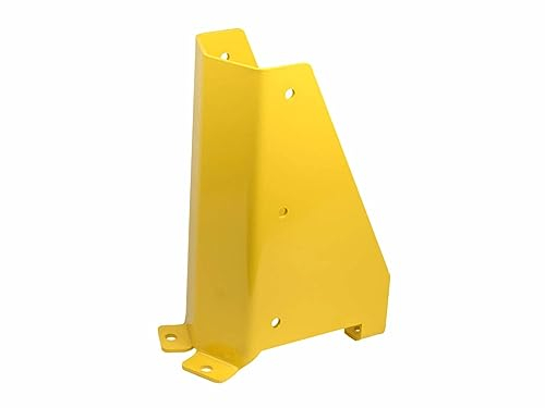 4x Stück robuster U-Form Rammschutz | 400mm Höhe | Konformität mit DIN EN 15635 und DGUV 208-061 | Stabiler Anfahrschutz | Schutz vor Schäden und Stößen | Sicherheit durch strapazierfähiges Material