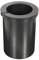VILLCASE Creuset pour Fonderie, Creuset Fonderie 3KG, 10.5X8.5cm Creuset en Graphite Acier Résistance aux Alcalis du Creuset de Fonderie pour Ferraille Métal Moulage Bijoux