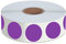 1500 Stück 2,5 cm Markierungspunkte Klebepunkte Violette Aufkleber Etiketten mit Perforationslinie auf einer Rolle zur farblichen Kodierung