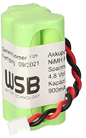 4,8V 900mAh AAA NI-MH F2x2 Notleuchten Akkupack Kabel und Stecker Modellbau Notlicht Sicherheitsbeleuchtung