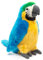 Uni-Toys - Papagei (blau) - 28 cm (Höhe) - Plüsch-Vogel - Plüschtier, Kuscheltier