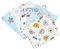 TupTam Baby Mullwindeln Spucktücher 70x80 5er / 10er Pack, Farbe: Junge 5, Anzahl der Teile:: 5er Pack