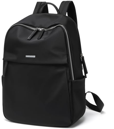 GOLF SUPAGS Laptop Rucksack für Damen, schlanke Computertasche, Arbeit, Reisen, College-Rucksack, Geldbörse, Schulbüchertasche Passend für 14 Zoll Notebooks
