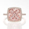 DJMJHG Luxus 100% 925 Sterling Silber Erstellt Moissanite Morganit Edelstein Hochzeit Verlobungsring Edlen Schmuck 7
