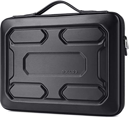 DOMISO 13,3 Zoll Laptoptasche Wasserdicht Schutzhülle Protective Laptop Case Sleeve Stoßfest Laptophülle für 13 MacBook Air/MacBook Pro Retina/Dell Inspiron 13 XPS 13/Samsung/HP,Schwarz