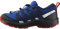 SALOMON XA PRO V8 Climasalomon Scarpe Impermeabili Unisex da Passeggio ed Escursionismo per Bambini, Calzata precisa, Grip su Tutti i Terreni, Look Sportivo, Lapis Blue/Black/Fiery Red, 34 EU