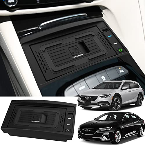 Kabelloses Ladegerät Auto für Opel Insignia B/MkII (Z18) 2018-2022, 15W Qi Schnellladendes Handy-Ladegerät für Opel Insignia B (Z18) Center Console-Zubehörfeld, Geschenk für Opel-Besitzer