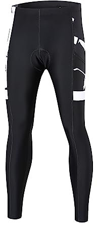 UGLY FROG Sports Fahrradhose Herren Lang Gepolsterte Legging RadsportAtmungsaktiv Radhose für Herbst Frühling