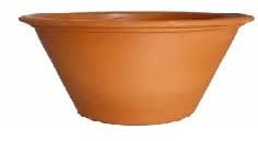 Generico Pot en terre cuite (5 pièces) Made in Italy - Jardinière en cuit, diamètre 11 cm, hauteur 5 cm