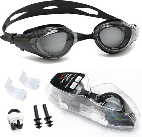 iGym Swim Goggles ShortSighted,Nearsighted Optical Swimming Goggles Anti-Fog UV Protection Adjustable Buckle For Women Men
