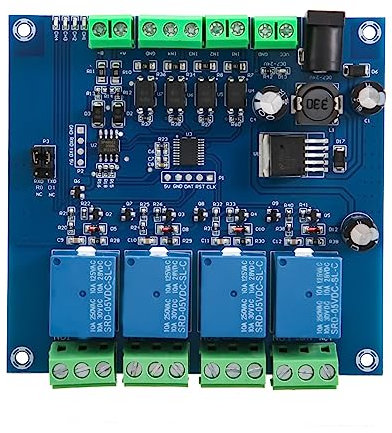 Sessleger Modbus RTU Relaismodul 4 Wege Relaismodul 7-24 V Schalter RS485/TTL Eingang und Ausgang mit Rücklaufschutz