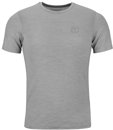 ORTOVOX 150 COOL BALLPEN TS M - Bequemes, langlebiges Merino-Shirt mit Kühleffekt für vielseitige Alpintouren - GRAU - Herren - S