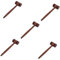 Tofficu 5St Holzhammer Gerichtshammer Gerichtssaal Hammer Auktionshammer kinder rollenspiel Versteigerungshammer Schulbedarf für Jura Richter-Büro- Kinderspielzeughammer Gummi Brown