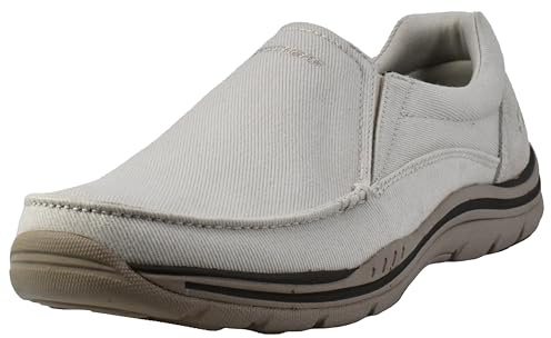 Skechers Men's Expected Avillo Relaxed-Fit Slip-On Loafer, Natural, 7 UK