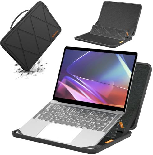 Smatree MS50 Custodia protettiva rigida in EVA con stand compatibile per 14 pollici HP Chromebook x360 Laptop-14ct-cd000/14c-cd0097nr, per HP Spectre x360 2-in-1/Dragonfly Pro Chromebook
