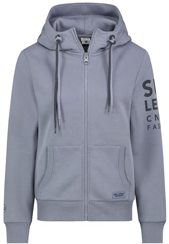 Sublevel Damen Kapuzenjacke mit Reißverschluss und Seitentaschen