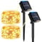 2 StüCk Solar Lichterkette Aussen 12m 120 LED Lichterkette Solar AußEn Wetterfest 8 Modi Solar Lichterkette Outdoor Geeignet für Garten, Balkon, Camping, Hof, Partys, Hochzeiten, Weihnachtsdekoration