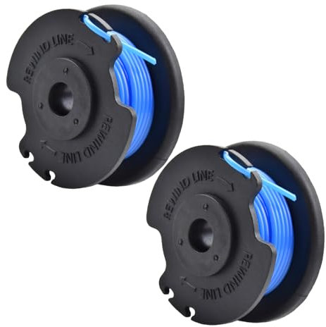 QKEINV Lot de 2 bobines de fil de rechange pour débroussailleuse Ryobi 18 V 24 V 40 V 0LT1825 0LT1830H 0LT1831 0LT1832 RLT2925