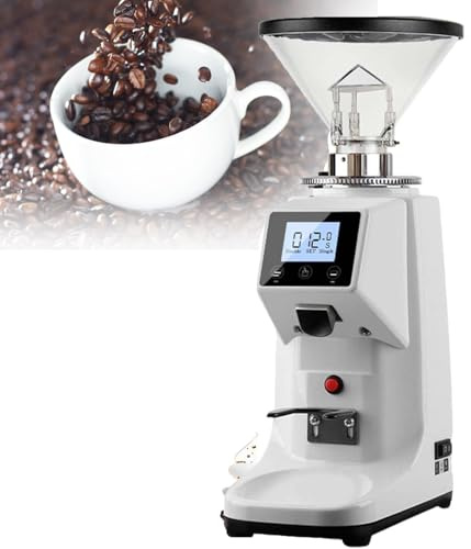 ZHIXUMM 200w Professional Coffee Grinding Machine, 500g/1500g Electric Coffee Bean Grinder,19 Adjusted Grind Coarseness Settings, For Coffee Bean Nut Spices Seeds Grains White-500g